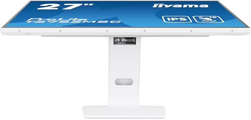 iiyama T2752MSC-W1 27" BLANCO Bonded PCAP 10P Táctil, 1920x1080, Panel IPS, Flat Bezel Free Glass Front, HDMI, Displayport, 360cd/m² ( Táctil), USB Hub 2x 3.2, Altavoces