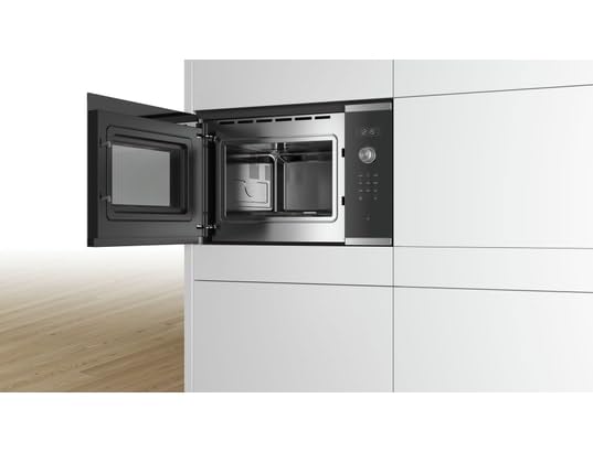Bosch BFL554MS1F, Serie 6, Microondas, Empotrable, Acero inoxidable