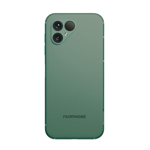 Fairphone 5 5G Smartphone sostenible (Pantalla de 6,46", cámara Dual de 50 MP, 6GB/128GB, 4200 mAh, Android 14) Incl. Destornillador iFixit, Verde Musgo