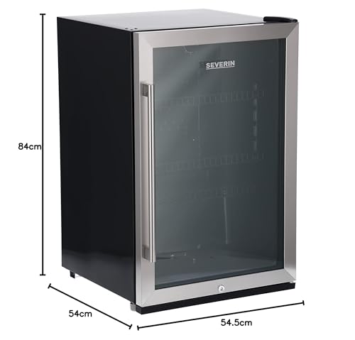 SEVERIN - Refrigerador de botellas, suficiente para 56 botellas de 0.33L cada una. Temperaturas entre 10 y 0 °C. CFKS 8840