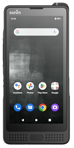 Sonim XP10 5G Smartphone (6/128 GB, Micro-SD, 5000 mAh, Pantalla Gorilla Glass de 5,5", cámara de 50 MP, IP68, IPX9K, MIL-SSTD-810H, Doble SIM) Incl. Soporte para móvil, Negro