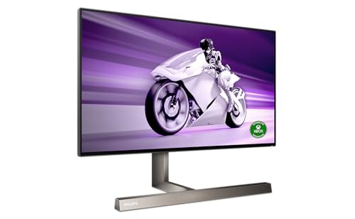 Philips 279M1RV/00-27, Monitor UHD para Juegos, HDR600, Ambiglow, FreeSync Premium Pro (3840 x 2160, 144 Hz, HDMI 2.1, Display Port 1.4, USB-C 3.2, Hub USB) Negro