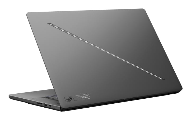 ASUS ROG Zephyrus G16 OLED GU605MV-QR047 - Portátil Gaming de 16" WQXGA 240Hz (Intel Core Ultra 9 185H, 32GB RAM, 1TB SSD, NVIDIA RTX 4060 8GB, Sin OS) Gris Eclipse - Teclado QWERTY español