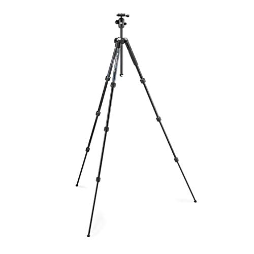 MANFROTTO Trépied Element MII Aluminium Noir 4 Sections BH - MKELMII4BK-BH