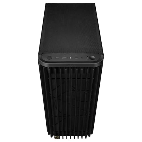 ASUS ProArt PA401, Chasis ATX con Panel de Metal, Compatible con GPU de hasta 314 mm, Dos Ventiladores de 160 mm, Bloqueo del Panel Lateral, Soporte para Fuente de alimentación extraíble