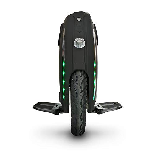 KINGSONG KS-18XL Monociclo Eléctrico, Adulto,Negro, Motor 2200W, Autonomía hasta 80km, Limitado a 25km/h, Neumático Hinchable 18", Altavoz y Bluetooth