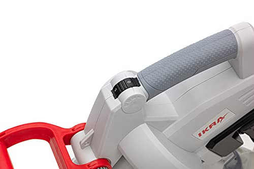 IKRA 3en1 Aspirador soplador triturador a batería ICBV 2/20, Incl. 2X batería y Doble Cargador rápido Gris