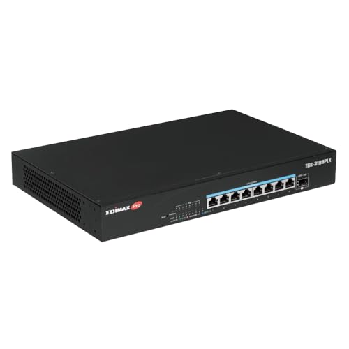 Edimax TGS-5428PLX - Surveillance VLAN 28-Port 2.5GbE PoE++ L2 Switch with 4-Port 10GbE SFP+ Uplinks