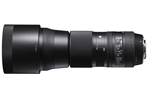 Sigma 150-600mm F5-6.3 DG OS HSM, Objetivo para cámara réflex Nikon F (150 - 600 mm, f/5 - 6.3), negro