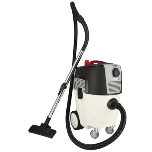 Dedra Aspirador en seco y húmedo para Uso con una lijadora de Yeso de 1600 W, Filtro vibratorio automático, Toma de Corriente integrada máx. 2000 W