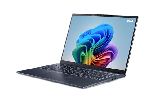Acer Swift 14 AI SF14-51- Ordenador Portátil 14" WUXGA + OLED (Intel Core Ultra 7 258V, 32 GB RAM DDR5, 1024 GB SSD, Intel ARC Graphics, Windows 11 Home) Azul- Teclado QWERTY Español retroiluminado