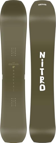 Nitro Tabla de Snowboard para Hombre BRD '25, Freerideboard, Directional, Trüe Camber, All Mountain Backcountry, Mid-Wide, para Polvo y Pista, 159