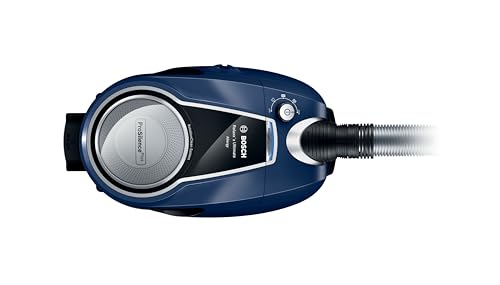 Bosch Hogar BGS7RCL Relaxx Ultimate Aspirador sin Bolsa, Extremadamente silencioso 68 decibelios, 700 W, 3 litros, Azul, azul
