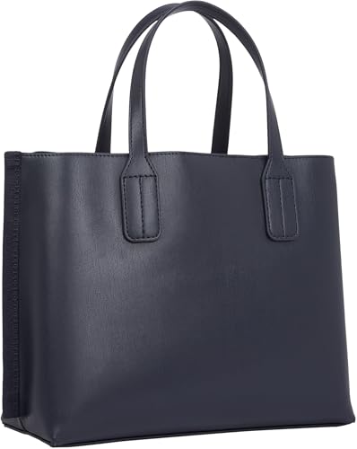 Tommy Hilfiger Bolso Tote Mujer Distinct Mini pequeño, Azul (Space Blue), Talla Única