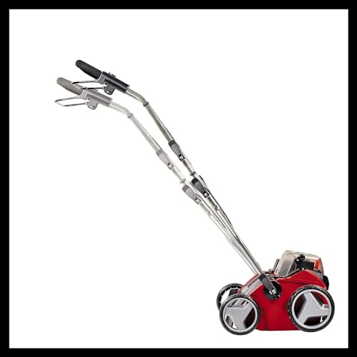 Einhell GE-SC 35/1 Li - Escarrificador Baterías sin Escobillas , 2x18 V (ancho de corte 35cm, hasta 400m² de jardín, sin batería) (ref. 3420650)