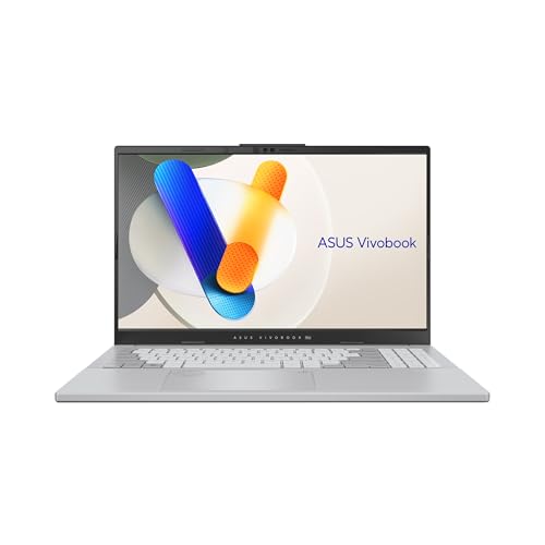 ASUS Vivobook Pro 15 OLED N6506MV-MA055W - Ordenador Portátil 15.6" 3K 120Hz (Intel Core Ultra 9 185H, 16GB RAM, 1TB SSD, NVIDIA RTX 4060 8GB, Windows 11 Home) Plata Fría - Teclado QWERTY español