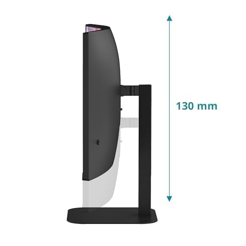 AOC CU34V5CW - Monitor QHD curvo de 34 pulgadas,100Hz, VA, WebCam, USB-C Docking,65W , USB Hub, ajustable en altura, altavoces (3440 x 1440 100Hz, 300 cd/m² , HDMI 2.0/ DP 1.2 / USB-C 3.2 DP alt)