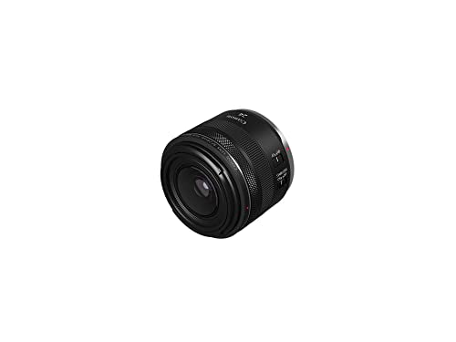 Canon Objetivo RF 24 mm F1.8 Macro IS STM - Lente Gran Angular, Foto Detalle y Vídeo Incluso con Poca luz, Lligero, Enfoque STM y estabilizador óptico 5 Pasos, Compatible con Sistema EOS R, Negro
