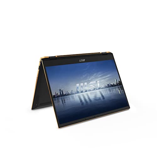 MSI Summit E13 FlipEvo A13MT-236ES - Ordenador portátil Convertible Táctil 13.4" FHD (Raptor Lake i7-1360P, 16 RAM, 1TB SSD, Iris Xe Graphics, Windows 11 Home Plus) Ink Black - Teclado QWERTY español