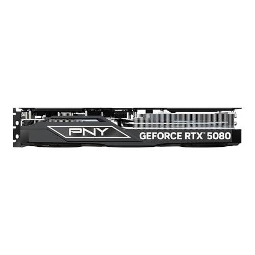 PNY Tarjeta Gráfica GeForce RTX™ 5080 16GB OC Triple Fan DLSS 4