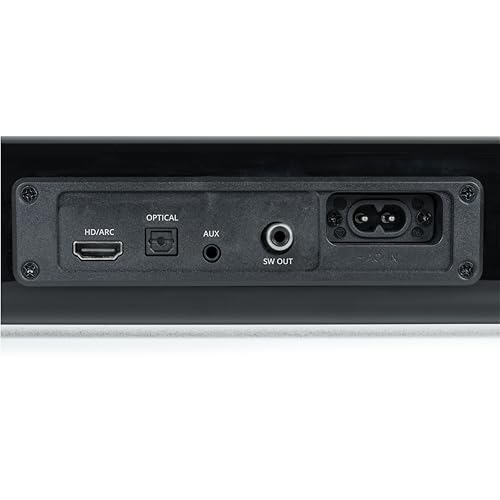 METRONIC 477592 - Barra de Sonido Bluetooth v5.3 con subwoofer con Cable, para PC o TV, 180W, Estereo 2.1, Tomas Audio TV, USB, AUX, óptica, Montaje Mural, Mando a Distancia