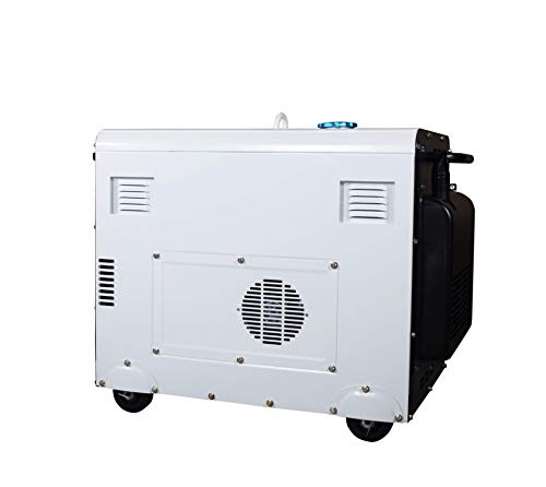 ITCPower-Generador eléctrico diésel insonorizado Full Power Trifásico y monofásico, potencia máxima 7,9KVA(400V)-5,6KW(230V), dispone de ATS-para emergencias, apoyo solar o caída de red. DG7800SET