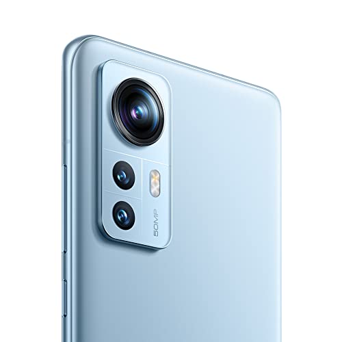 Xiaomi 12 - Smartphone de 8+256GB, Pantalla de 6.28” 120Hz AMOLED, Snapdragon 8 Gen 1, Triple Cámara de 50MP+13MP+5MP, 4500mAh, Blue (Versión ES + 3 años de garantía)