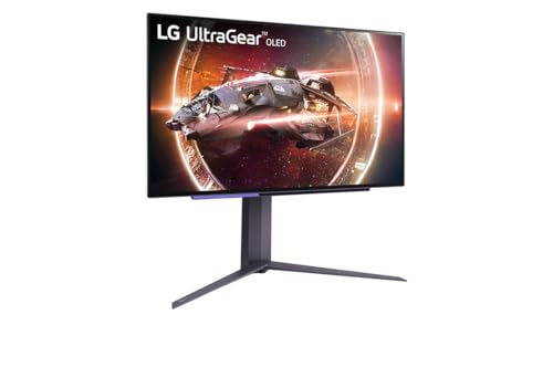 LG 27GS95QE-B.AEU - Monitor Ultragear OLED, 27", (2560x1440), 16:9, 1200000:1, 0,03ms, 240 Hz, G-Sync, FreeSync Premium Pro, Curvatura Óptima, Relación de Aspecto Ideal, Tecnología MLA+, Negro