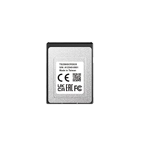 Transcend 256GB CFexpress 820 Type B Memory Card TS256GCFE820