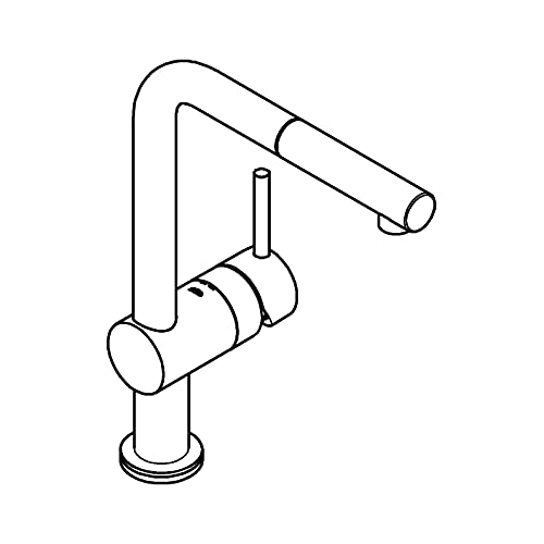 GROHE Minta Touch Quickfix - Grifo de fregadero electrónico, caño en L, acero, ref. 31360DC1