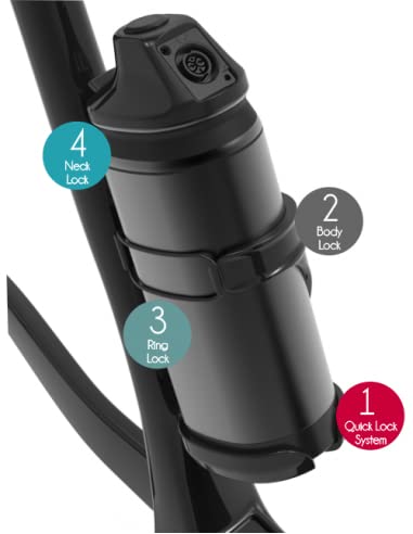 Mahle Smartbike Systems Ebm Mahle Portabotellas, Adultos Unisex, Negro, Talla única