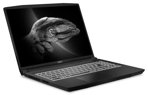 MSI Creator M16 (procesador Intel Core i7-12700H, 16 GB DDR4-3200, NVIDIA GeForce RTX 3050, 4 GB GDDR6 VRAM, 51 GB, Windows 11 Home) A12UC-284, Negro, 001584-284