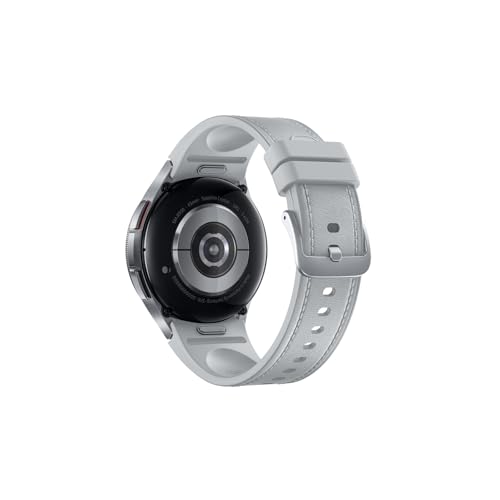 Samsung Galaxy Watch6 Classic 4G LTE, 43 mm + Correa de recambio - Smartwatch, Control de Salud, Seguimiento Deportivo, Batería de Carga Rápida, Plateado (Versión Española)