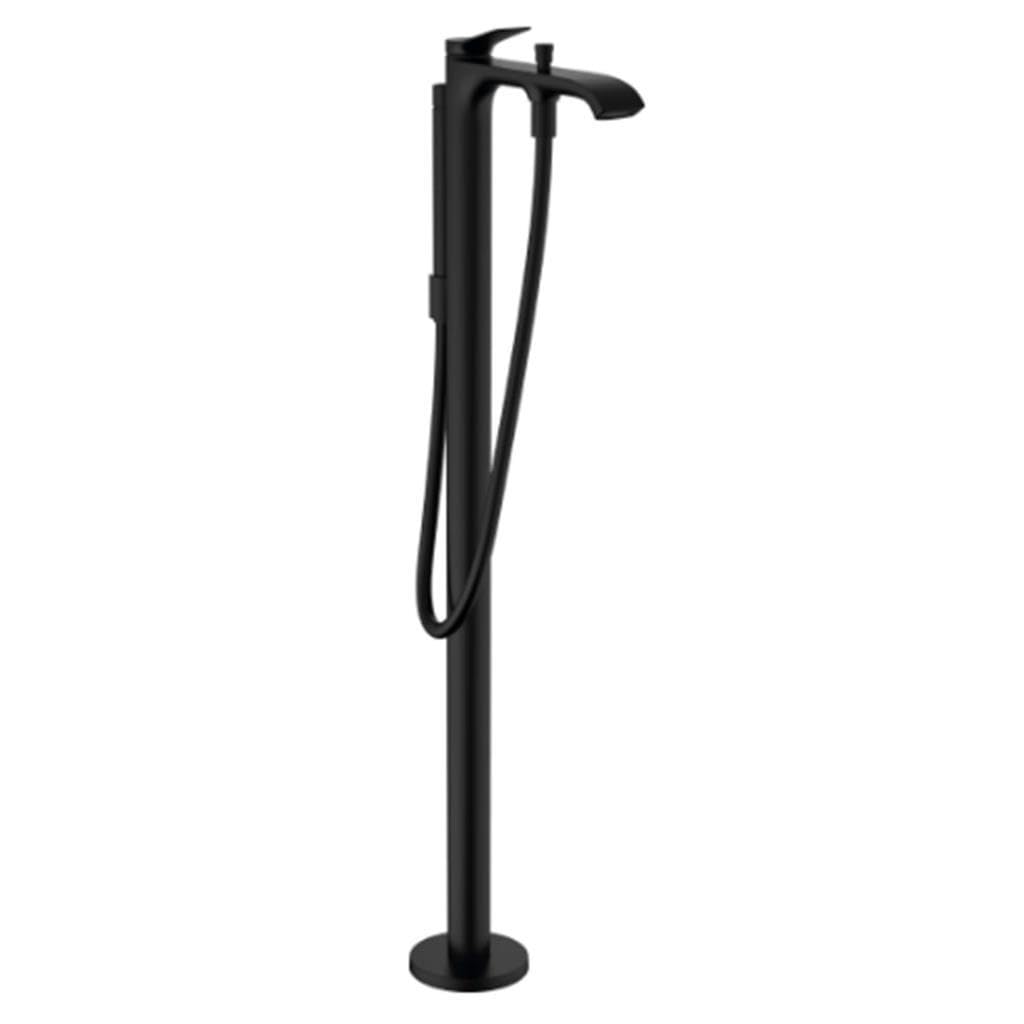 hansgrohe Vivenis Mezclador monomando de bañera de pie, negro mate, 75445670