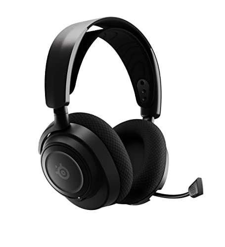 SteelSeries Arctis Nova 7 Wireless - Cascos Gaming Inalámbricos Multisistema - Controladores magnéticos de neodimio - 2,4GHz + Bluetooth - 38h de batería - Micro ClearCast Gen2 IA - PC,PS5,VR