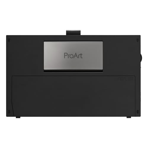 ASUS ProArt PA169CDV Pen Display Monitor, 15,6', IPS, 4K UHD, WACOM EMR, 100% sRGB, Verificado por Calman, Validado por Pantone, USB-C, 10 Puntos táctiles, Dial, Panel de Control