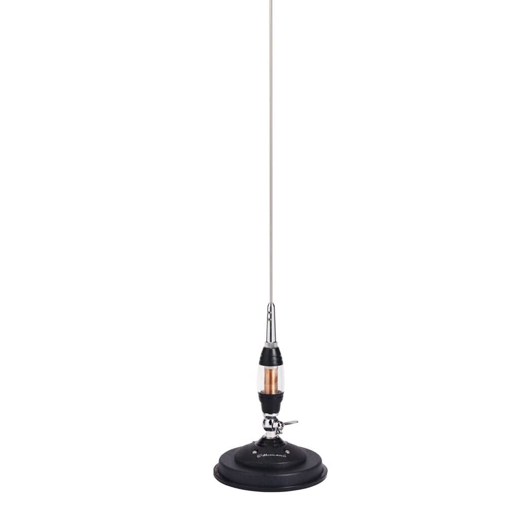 Antena CB Midland LC65 Longitud 114 cm, con Base magnética incluida, Código C1020