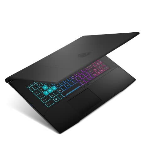 MSI Katana A17 AI B8VG-874XES - Ordenador portátil Gaming 17,3" QHD, 240Hz (AMD Ryzen 9 8945HS, 32GB RAM, 1TB SSD, RTX 4070, Free Dos) Black - Teclado QWERTY español