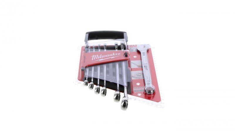 Milwaukee 4932464258 932464258 MAX BITE Juego de llaves combinadas, 15 piezas