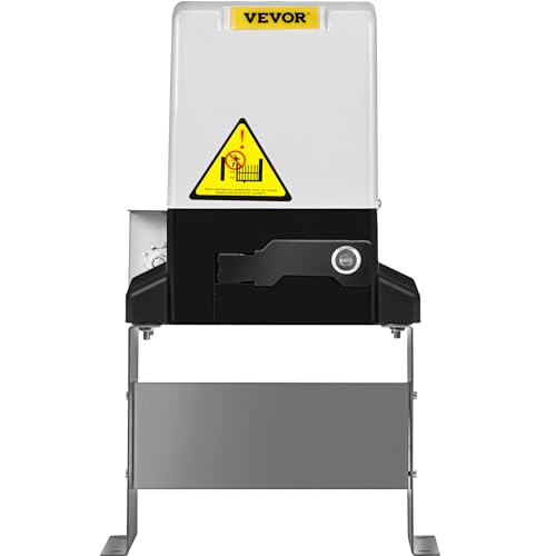 VEVOR Abridor de Puerta Corredera 1400 kg con 2 Controles Remotos Kit de Hardware para Operador de Puerta para Seguridad Velocidad de Desplazamiento 13 m/Min Motor Eléctrico para Puerta Corredera