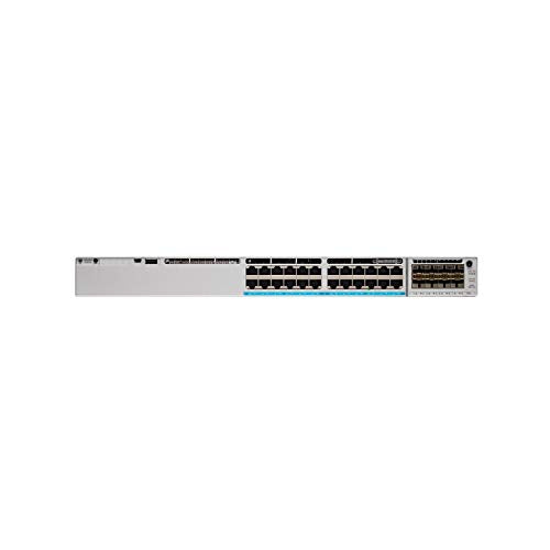 Cisco Catalyst 9300L Network Advantage - Conmutador C3 Gestionado - 24 x 10/100/1000 + 4 x Gigabit SFP (Enlace Ascendente) - Montaje en Rack