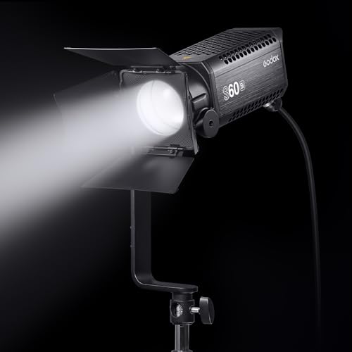 Godox S60Bi-D Kit de 3 Cabezales - 28000/6500K - 240V - Iluminación FX - Kit de Flash de Estudio para Profesionales - con Efectos de Color y Control de aplicación para un Uso Sencillo