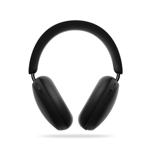 Sonos Ace - Auriculares inalámbricos Bluetooth con cancelación Activa de Ruido - hasta 30 Horas de autonomía - Audio Espacial con Seguimiento dinámico de la Cabeza - Negro