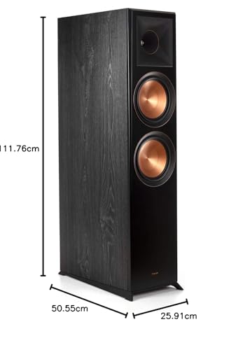 Klipsch RP-8060FA altavoz 150 W Negro Alámbrico - Altavoces (Alámbrico, 150 W, 32 - 25000 Hz, 8 Ω, Negro)