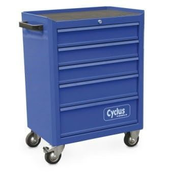 Cyclus Tools Carro de Taller 03704400, Aluminio, Azul, 92.5 x 68 x 13 cm