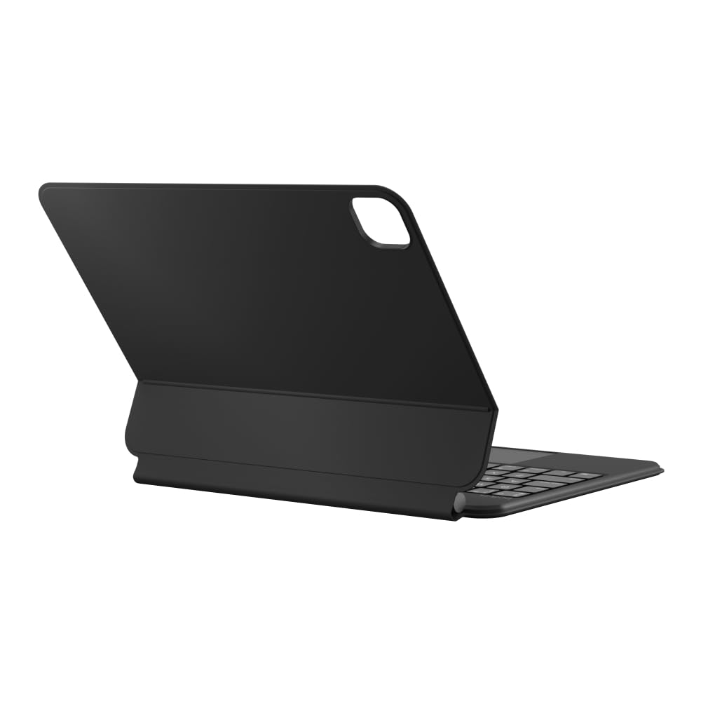 Belkin Teclado Bluetooth Pro con Funda y Soporte magnético, Teclado para iPad, Control Multi-gestor, Soporte magnético para lápiz de Apple, QWERTZ, Teclas Multimedia para iPad Air M2 de 13 Pulgadas y