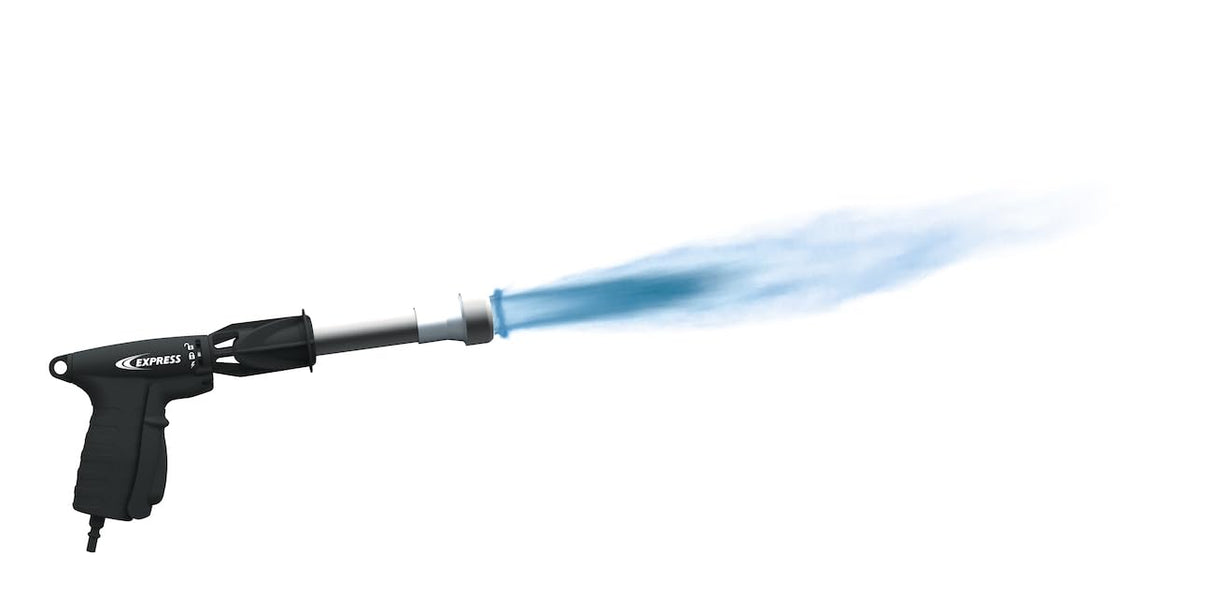 Antorcha de Impermeabilidad RAPTOR, Encendido Piezoeléctrico, Manija de Seguridad con Acoplamiento Rápido - Se Entrega con una Lanza de 70 kW, una Lanza de 30 kW y un Adaptador Rápido - EXPRESS
