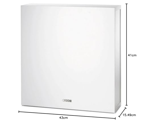 Canton ASF 75 SC - Subwoofer reflector de graves (60 y 120 W), color negro