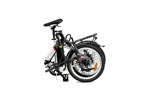 Argento Piuma E-Bici, Adultos Unisex, Plateado, Única Talla
