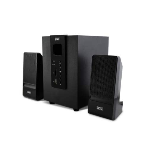 watiowave Altavoz 2.1 20W RMS con Bluetooth, USB, SD, FM y PC - Ideal para Sonido en Eventos, Fiestas y Entretenimiento en casa.
